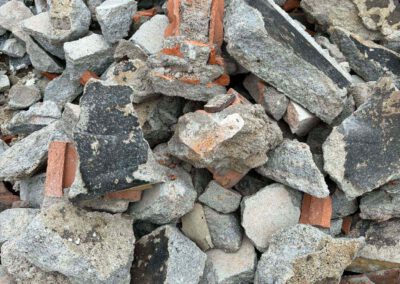 Bauschutt mit Auffälligkeiten