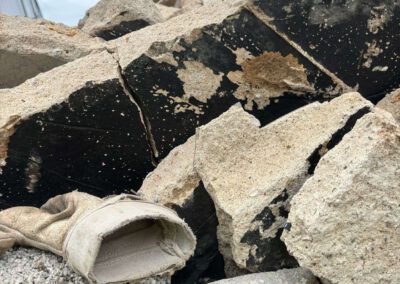 Bauschutt mit Auffälligkeiten