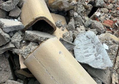 Bauschutt mit Auffälligkeiten